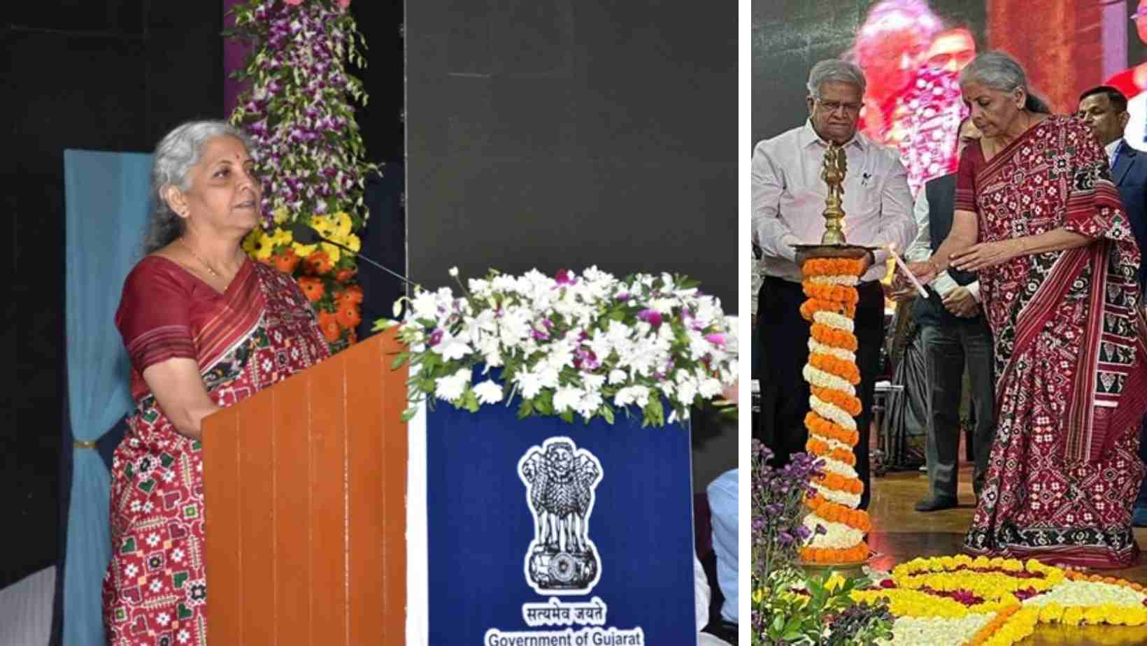 वित्त मंत्री निर्मला सीतारमण ने गुजरात में 12 GST Seva Kendra का उद्घाटन किया
